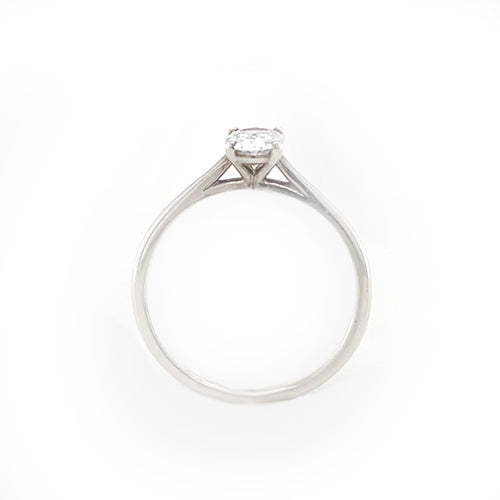 1.50 Carat Laboratory-Grown Diamond Ring In 14kt White Gold