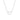 14k White Gold Open Heart Diamond Pendant