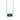 Bijoux Love 14K White Gold Green Tourmaline And Diamond Pendant