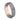 6.5mm 14 karat rose gold and grey tantalum ring with wire finish