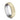 6.5mm 14 karat yellow gold and grey tantalum ring with swirl finish