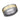 8mm grey tantalum and 14 karat yellow gold inlay ring with satin finish