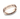 6mm rose gold line etching inlay with satin finish