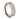 8mm high polish rose gold ring with channel set diamonds