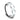 6mm high polish white gold beveled edge ring