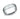 7.5mm white gold rivet coin edge ring with satin finish