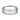 7.5mm white gold rivet coin edge ring with satin finish