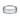 7.5mm white gold rivet coin edge ring with satin finish