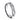 6mm White Gold Ring with Carved "V" Etching
