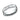 6mm white gold ring with wire finish inlay