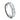 6mm white gold ring with wire finish inlay