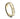6mm yellow gold ring with wire finish inlay