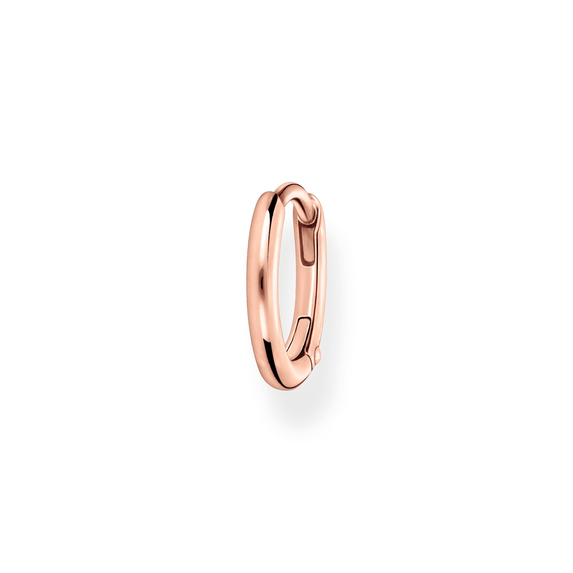 Thomas Sabo, Sterling Silver,  Rose Gold Plated, Single Hoop Earring, 13.5mm, Ottawa