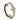8mm 14 karat yellow gold and grey tantalum inlay with swirl brush finish