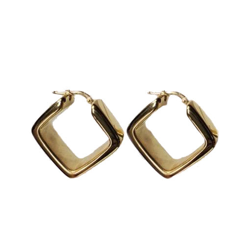 Marcello Pane 18k Yellow Gold Vermeil Geometric Earrings