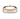 6.5mm rose gold ring with a swirl finish inlay