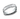 6.5mm white gold ring with a swirl finish inlay