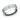 7mm white gold sculpted wave ring with satin finish