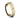 7mm yellow gold sculpted wave ring with satin finish