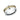 8mm 14 karat white and yellow gold ring with sculptural bark inlay