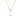 14K Rose Gold Diamond Circle Toggle Necklace