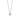 Bijoux Oro 14K White Gold Diamond Halo Pendant