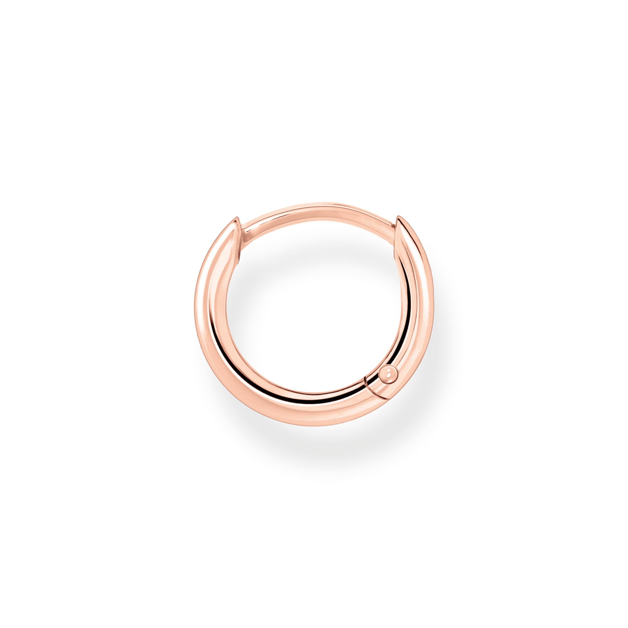 Thomas Sabo, Sterling Silver,  Rose Gold Plated, Single Hoop Earring, 13.5mm, Ottawa