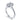 Gabriel & Co. 14k White Gold Timeless Oval Halo Engagement Ring Mount