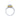 Gabriel & Co. 14k White Gold Round Double Halo with Diamonds & Yellow Sapphires Engagement Ring