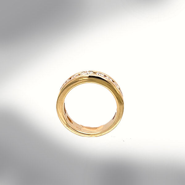 Estate 14K Yellow Gold 1.82 Carats TW* Diamond Wedding Ring
