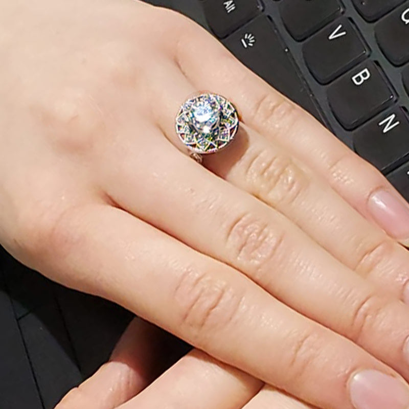 Gabriel & Co. 14K White Gold Diamond Filigree Engagement Ring Semi-Mount