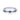  14K White Gold Marquise Sapphire and Round Diamond Stackable Ring by Gabriel & Co