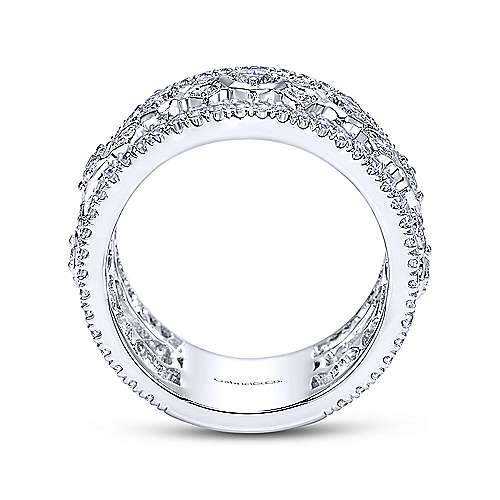 Gabriel & Co. 18KT White Gold Anniversary Ring