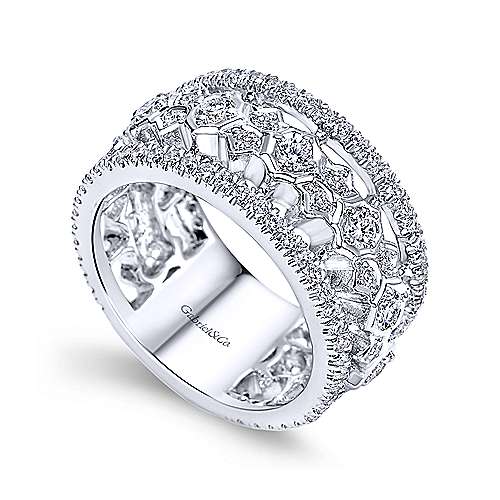 Gabriel & Co. 18KT White Gold Anniversary Ring