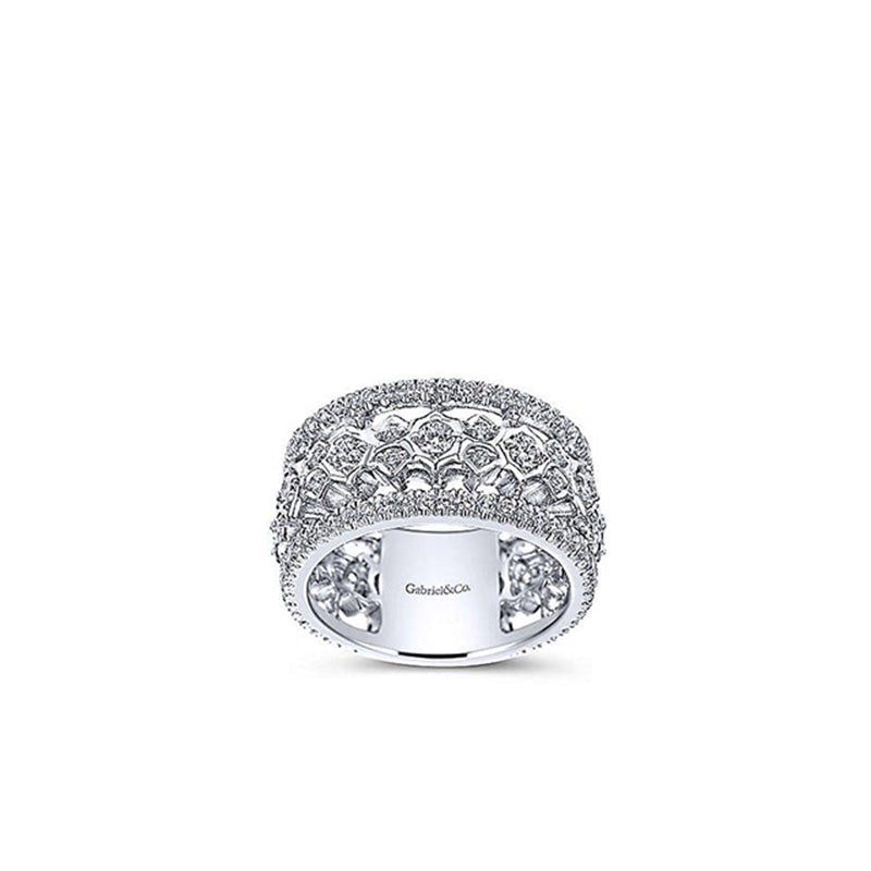 Gabriel & Co. 18KT White Gold Anniversary Ring