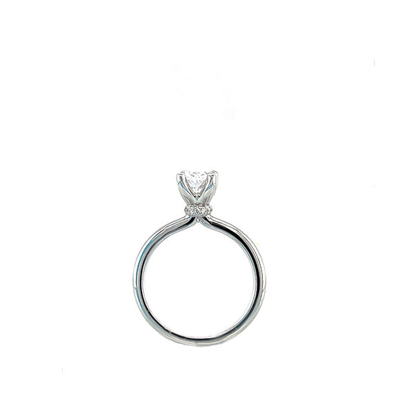 Gabriel & Co 14K White Gold Princess Cut Diamond Engagement Ring
