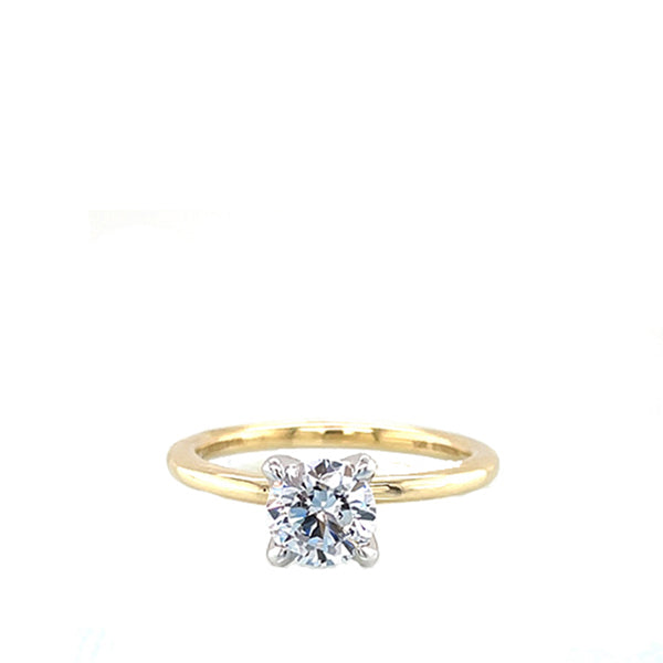 Gabriel & Co 14K Yellow Gold Diamond Solitaire Ring
