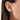 Thomas Sabo Square Cut Black Onyx Ear Studs worn by a woman