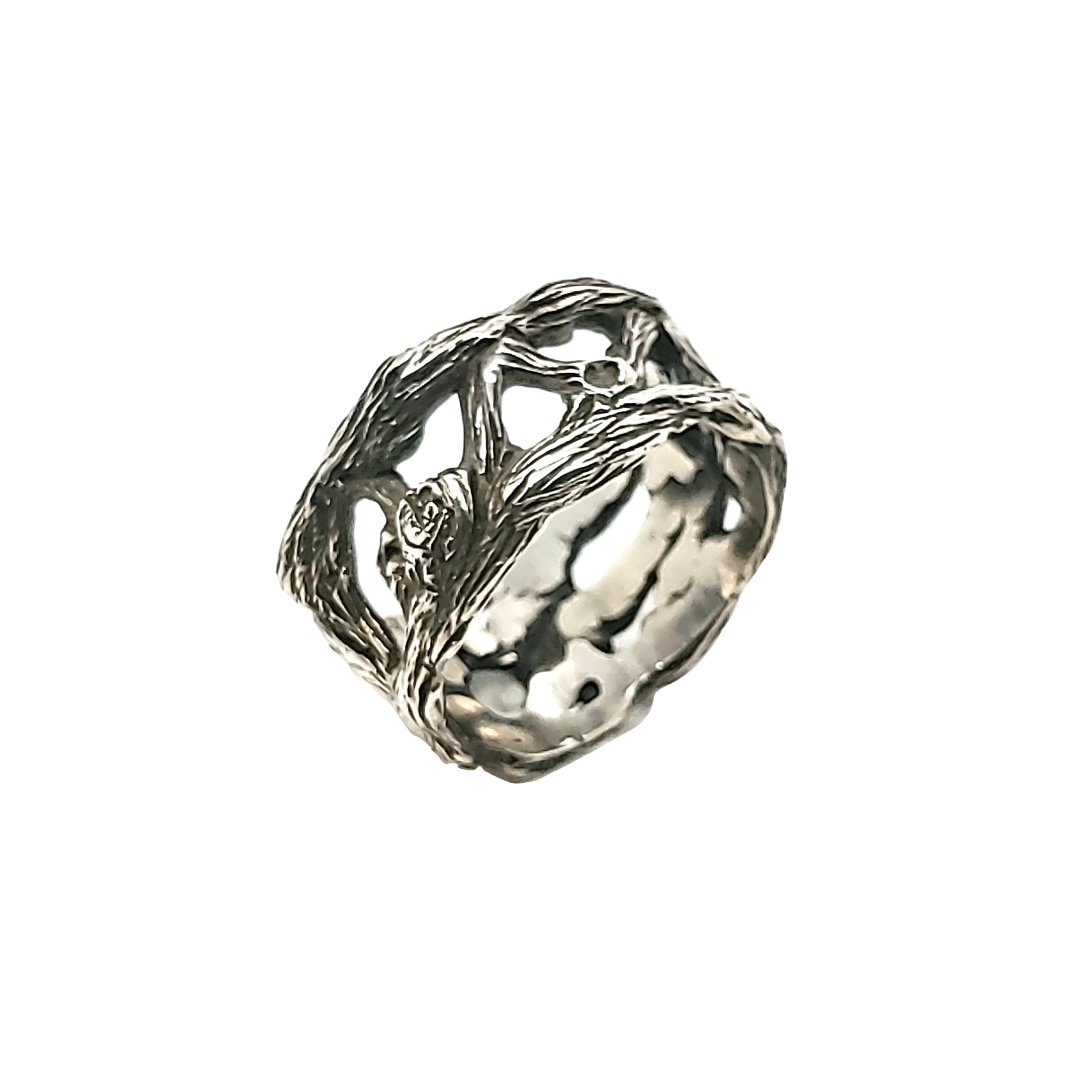 Custom Made Sterling Silver "Vine" Collection Ring