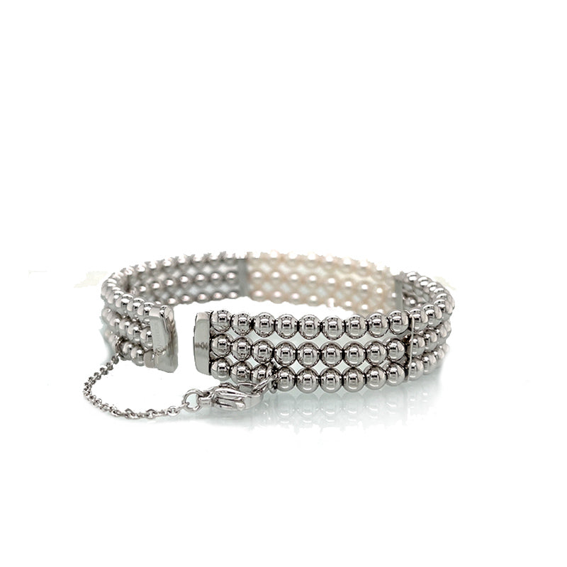 Majorica Designer Pearl Bangle Bracelet