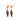 14k Yellow Gold Smokey Quartz and Pink Opal Drop Earrings