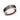 8mm 14 karat rose gold and black tantalum ring with satin finish and detailed edge
