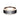 8mm 14 karat rose gold and black tantalum ring with satin finish and detailed edge