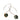 Petit Bijoux 18k Yellow Gold Plate Sterling Silver Labradorite Drop Earrings