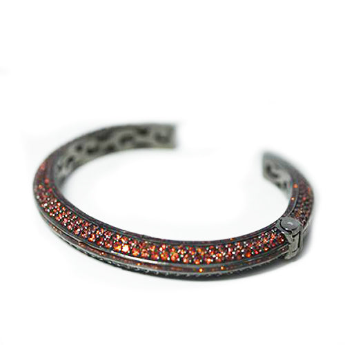 Matthew Campbell Laurenza Red and Black Spinel Bangle