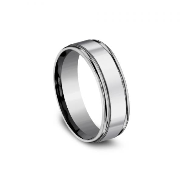 7mm grey tantalum ring with high polish