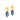 Petit Bijoux 925 Genuine Iolite And 18K GP Textured Drop Earrings