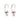 Petit Bijoux 18k Rose Gold Plate Sterling Silver Hoop Earrings with Gemstone Quartz Beadwork