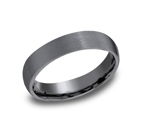 Benchmark 4.5mm Darkened Tantalum All Satin Finish Wedding Ring