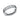 6mm white gold sculpted parallel lines ring
